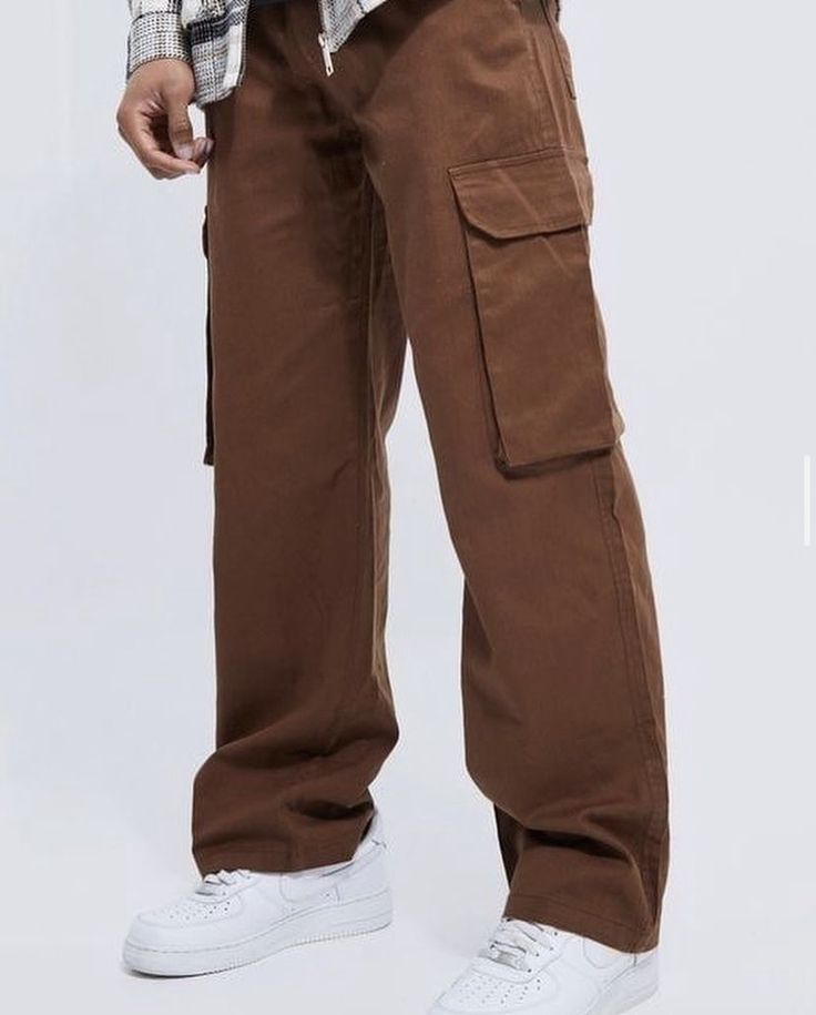 Brown cargo for men