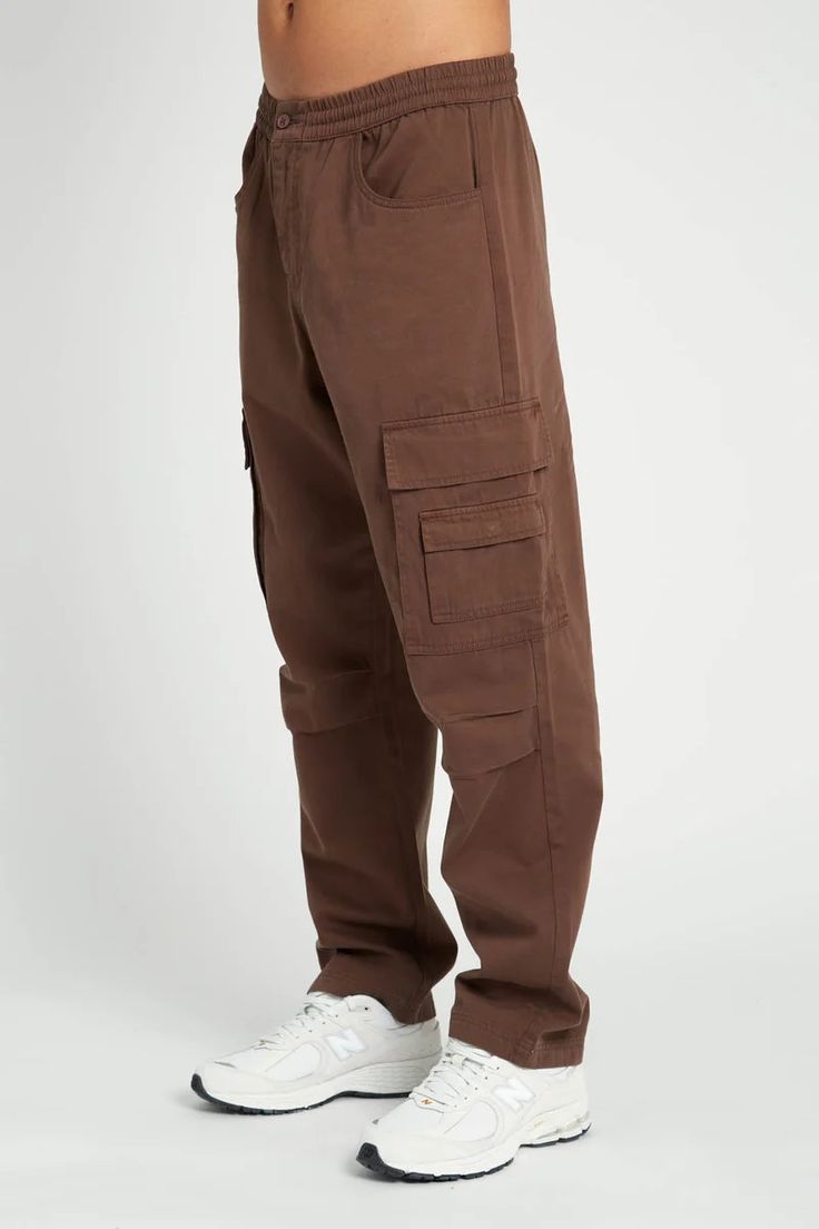 Brown cargo for men