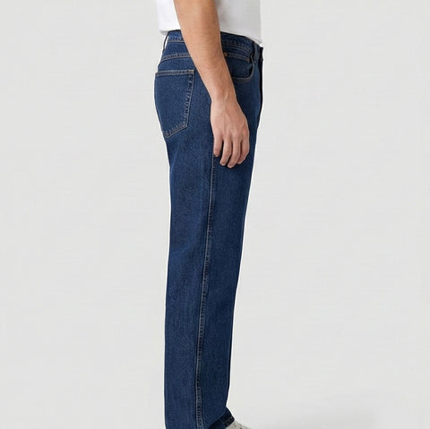 Athletic Tapered Fit Jeans – Deep Navy