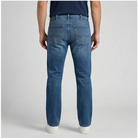 Athletic Tapered Fit Jeans – Vintage Fade Blue