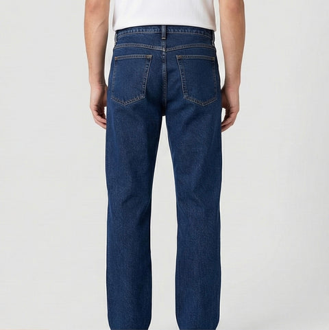 Athletic Tapered Fit Jeans – Deep Navy