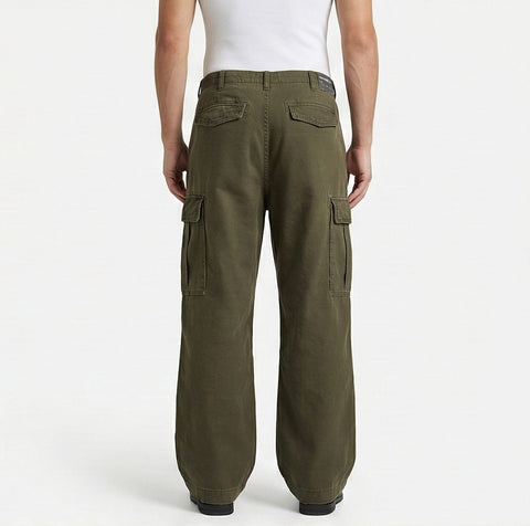Urban Drift Baggy Cargo – Olive Moss
