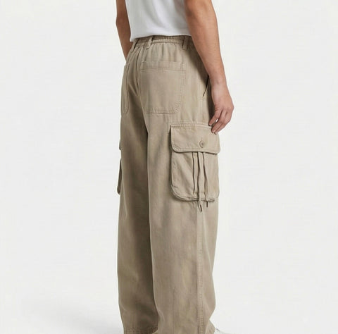Urban Drift Baggy Cargo – Sand Beige
